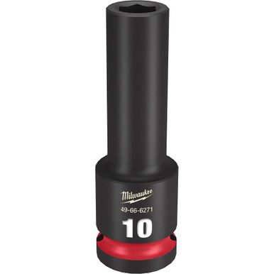 Milwaukee 49-66-6271 Impact 1/2 Drive 10MM Deep Socket