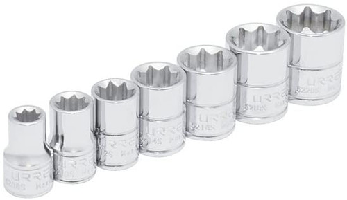 3/8" Drive 8-Point Socket 7 Pieces Set 52J8P (Discontinued) Please see 5200SPL