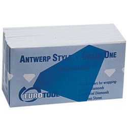Antwerp Style Diamond Papers Blue/White Watermark Box of 100