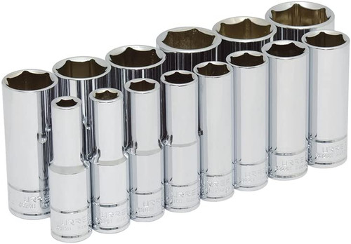1/2" Drive 6-Point Sockets 14 Pieces Set 54103