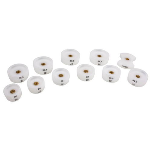 Horotec Reversible Delrin Dies for Fitting Watch Bezels 11 piece Set