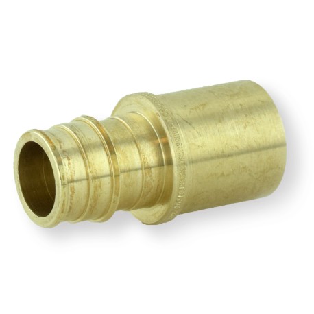 3/4" PEX x 3/4" Female Sweat F1960 Adapter, LF Brass