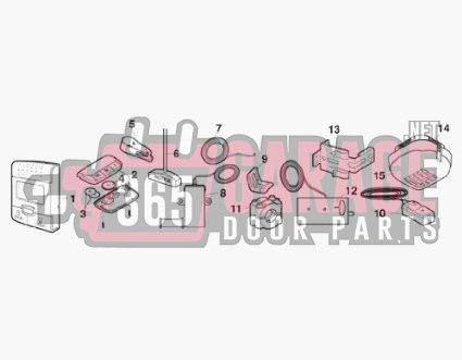 #4 Liftmaster Garage Door Opener 10A33 3V2450 lithium battery
