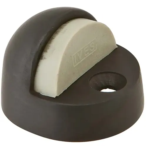 Schlage FS438 US10BClick To CopyDome Floor Stop Base 9/16" H x 1-3/4" Diameter, Overall Height 1-3/8", 613/US10B Oil Rubbed Bronze