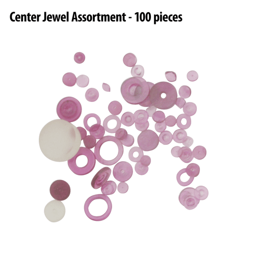 Center Jewel Assortment For Watches 100 Pieces