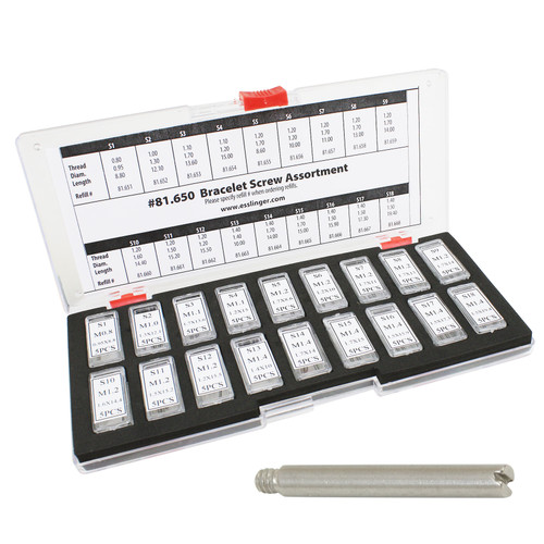Generic Rolex Watch Band Link Screw Pin Assortment to Fit Rolex 90 Pieces