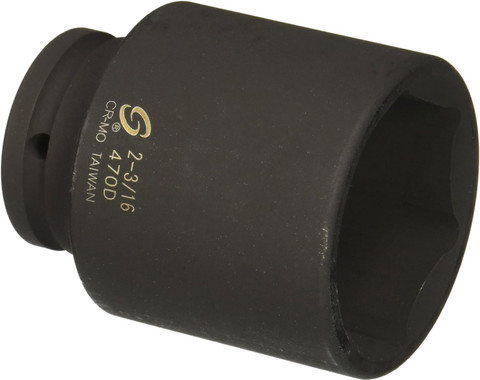 Sunex 3/4" Drive 6 Point Deep Impact Socket - 2-3/16" (470D)
