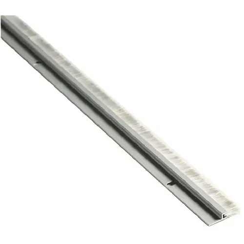 National Guard Products 9605A36Click To Copy36" Nylon Brush Door Sweep Clear Anodized Aluminum Finish