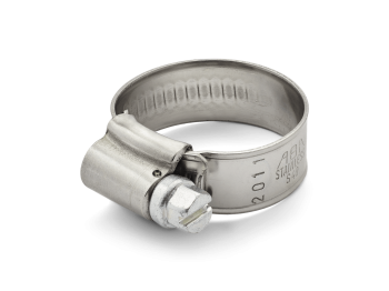 ABA Original 304 SS Hose Clamps 19mm - 28mm, SAE 10