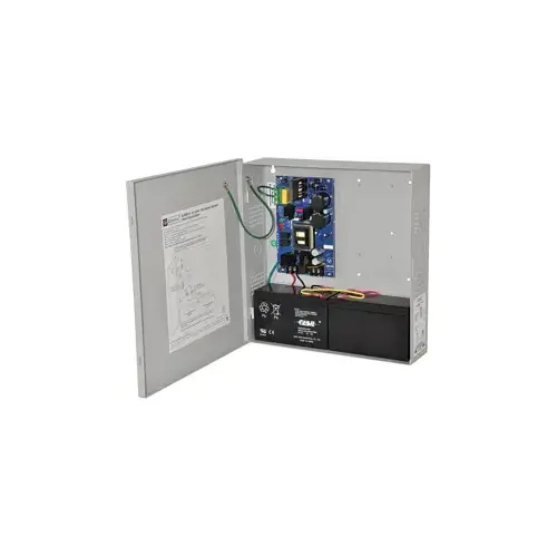 Altronix AL600ULXClick To CopyAL600ULX Power Supply/Charger, Input 115VAC 60Hz at 3.5A, Single Output, 12/24VDC at 6A, Grey Enclosure