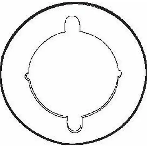 Don Jo AR-9K-605Click To CopyHole Filler Plate for Levers for 1-3/8" Doors Bright Brass Finish