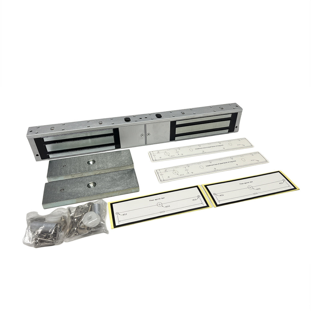 Surface Mount UL Listed Double Door Magnetic Lock | FAS-HUL2X1200LSDM