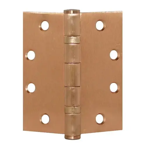 Don Jo BB74545-639Click To Copy4-1/2" x 4-1/2" Full Mortise Ball Bearing Square Corner Hinge Satin Bronze Finish