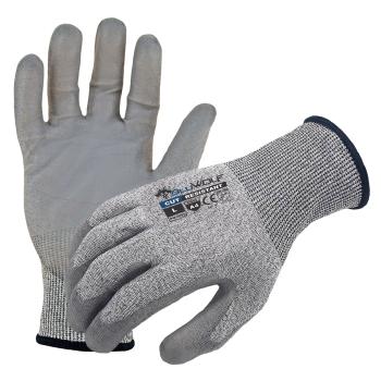 Azusa Safety BLUWOLF 18 Gauge HPPE Blended ANSI A4 Cut Resistant Gloves, L