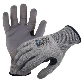 Azusa Safety BLUWOLF 18 Gauge HPPE Blended ANSI A4 Cut Resistant Gloves with Reinforced Thumb Crotch, 2XL
