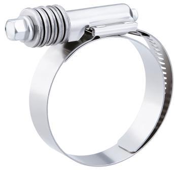 Breeze Constant-Torque Clamps, 300 SS Band, Zinc-Plated Screw, 1 1/4" - 2 5/8" Range