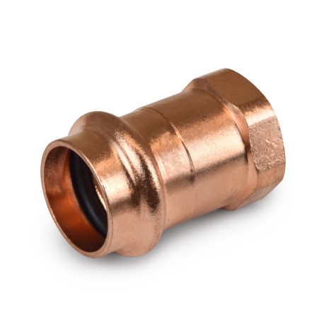 3/4" Press Copper x 1/2" Female Threaded Adapter, Imported