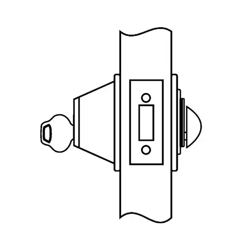 Corbin Russwin DL3013 606Click To CopySingle Cylinder Deadbolt L4 Keyway Satin Brass Finish