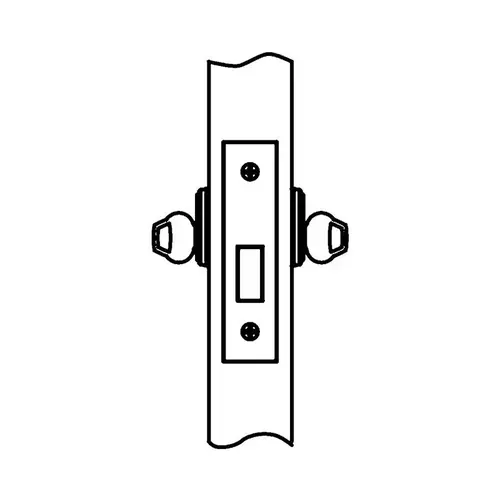 Corbin Russwin DL4112 626 LCClick To CopyDouble Cylinder Mortise Deadlock with Less Cylinder Satin Chrome Finish