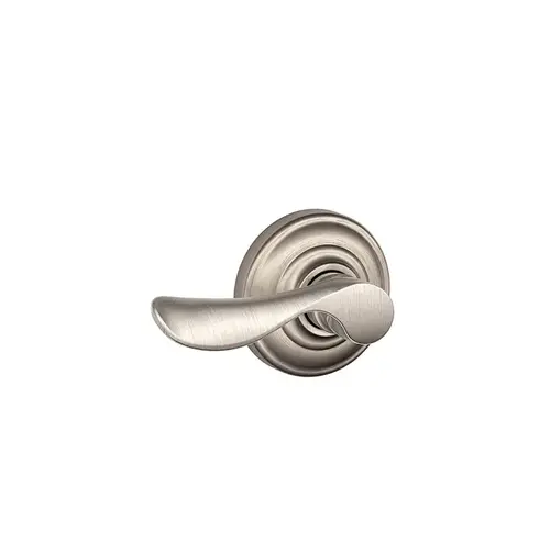 Schlage Residential F10 CHP 619 ANDClick To CopyChampagne Lever with Andover Rose Passage Lock with 16080 Latch and 10027 Strike Satin Nickel Finish