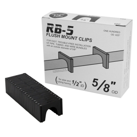 Flush mount Clips for 1/2" PEX (100/box)