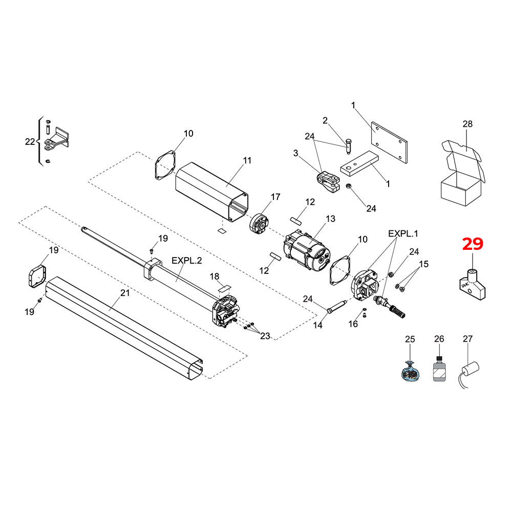 FAAC Triangle Manual Release Key | FAA-713002