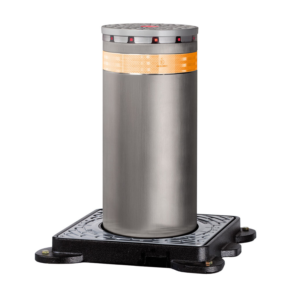 FAAC J275 SA 600 Retractable Traffic Bollard in Satin Finish Stainless Steel AISI 316 | FAA-116060
