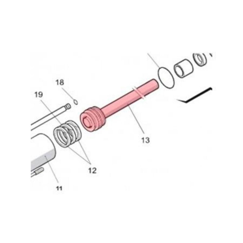 FAAC Piston Assembly 400 Riveted EG | FAA-4350115