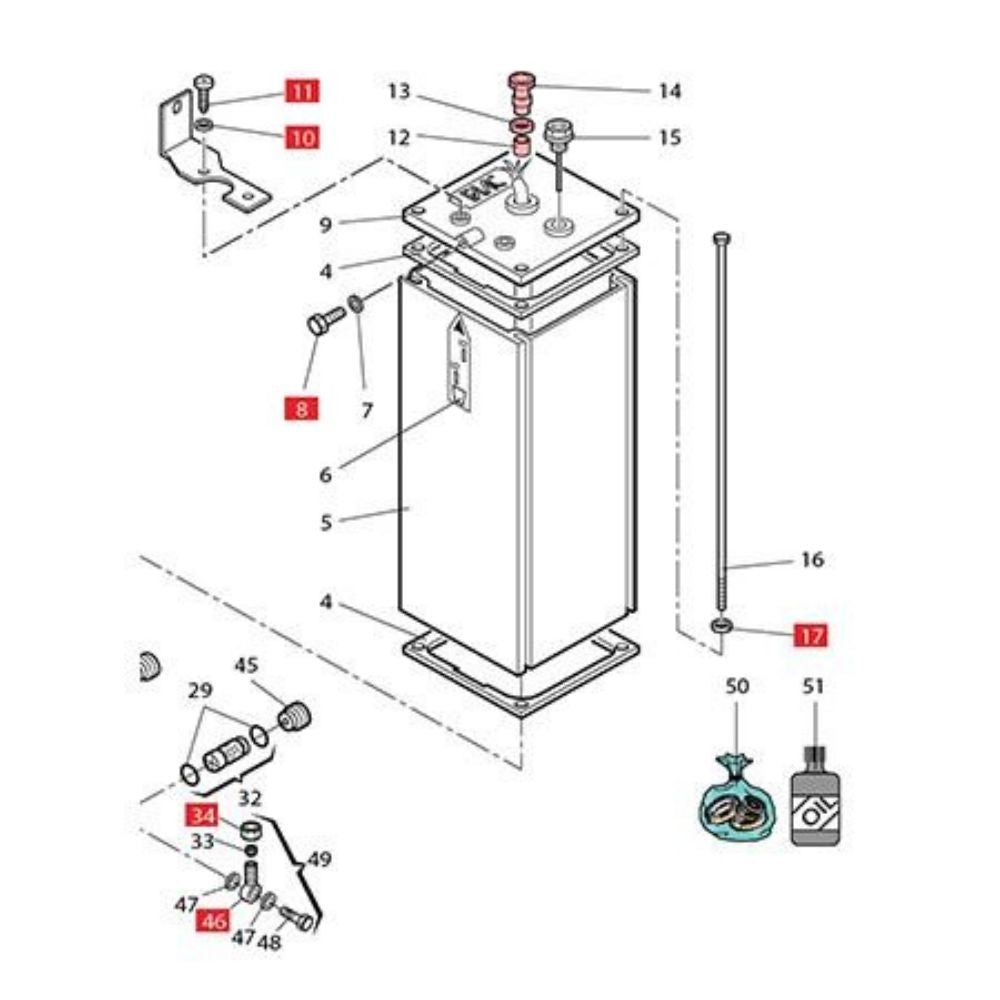 FAAC Strain Relief Kit | FAA-7109235