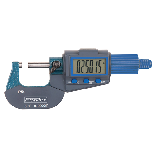 Fowler 74-880-001-0 0-1/0-25mm Electronic Micrometer