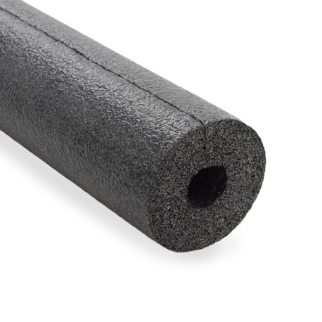 (Box of 6) 1-3/8" ID x 1-1/2" Wall Semi-Slit Foam Pipe Insulation, 6ft (36ft total)