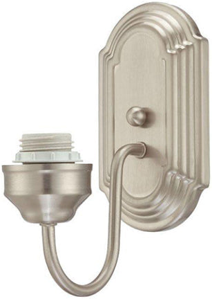 1 LIGHT BRUSH NICKEL WALLBRACKET