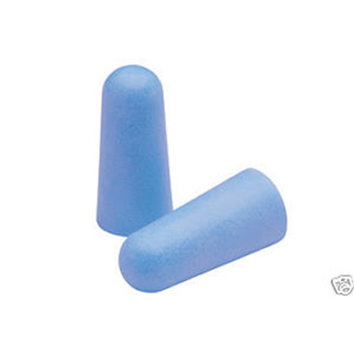 Gateway Safety 92212 Earplugs, GloPlugz, 31 db NRR, Blue Polyurethane, Tapered, Corded with Purple Strap, 100 per Box