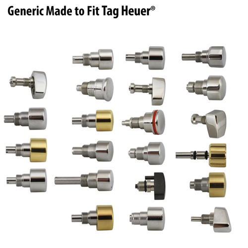 Imitation Made to Fit Tag Heuer Brand Watch Push Buttons