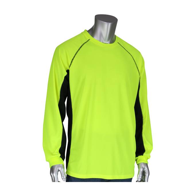 PIP 310-1150B Non-ANSI Long Sleeve Safety T-Shirt w/ Built-In Insect Repellent