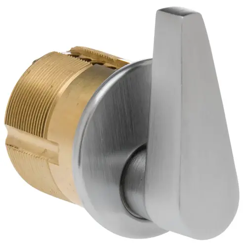Kaba Ilco ADA-7161TK1-26DClick To Copy1" ADA Turn Knob Mortise Cylinder with Standard Cam Satin Chrome Finish