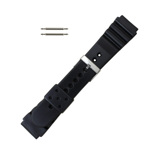Rubber Watch Band 22mm Sport Watch Band Fits Seiko & Pro Diver 8 1/8 Inch Length