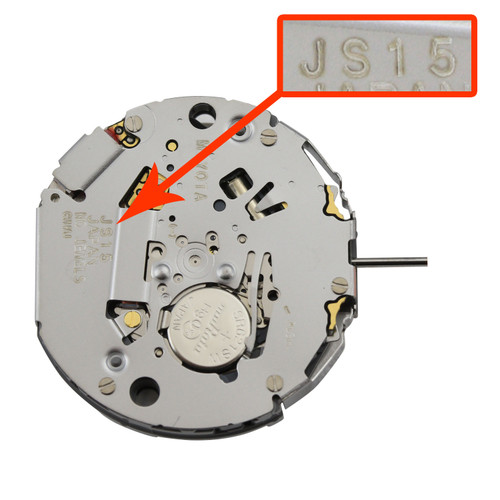 Miyota/Citizen LTD Chrono Multifunction Quartz Watch Movement JS15-4 Date At 4:00 Overall Height 6.4mm