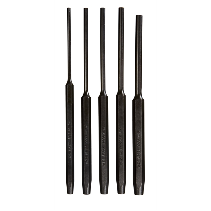 Gearwrench 70-556G5 Pc. Tool Steel Long Pin Punch Set