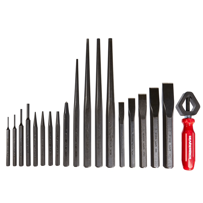 Gearwrench 70-567G19 Pc. Punch And Chisel Set
