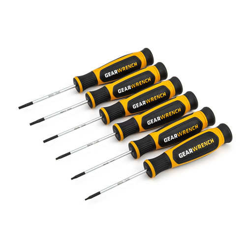 Gearwrench 80056H6 Pc. Torx? Mini Dual Material Screwdriver Set