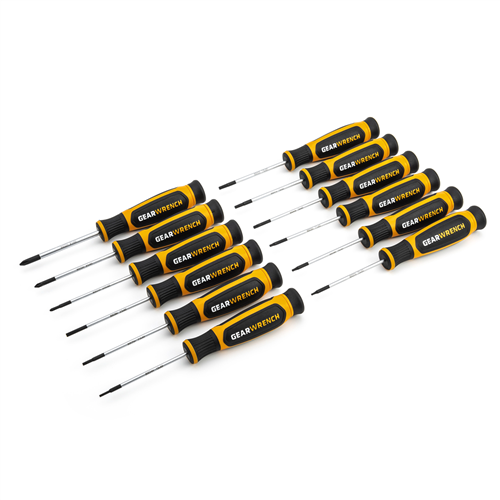 Gearwrench 80057H12 Pc. Phillips/Slotted/Torx Mini Dual Material Sc