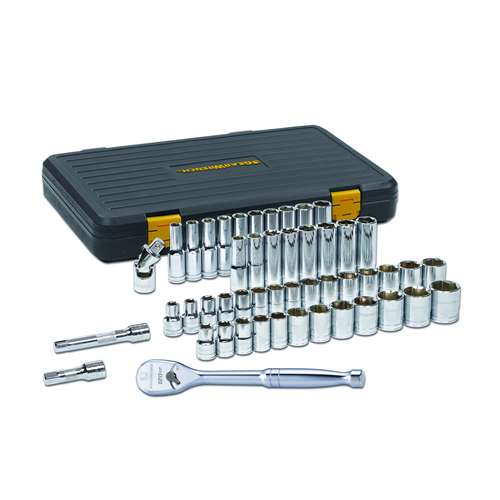 Gearwrench 80700P49Pc 1/2" Dr 6Pt 120Xp Std Dp Sae/Metric Mech