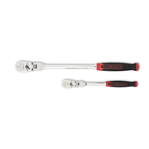 Gearwrench 81204P2 Pc. 1/4" 3/8" Dr 120Xp Dual Material Flex Head T