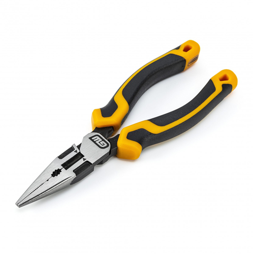 Gearwrench 82176C6 Pitbull Dual Material Long Nose Pliers