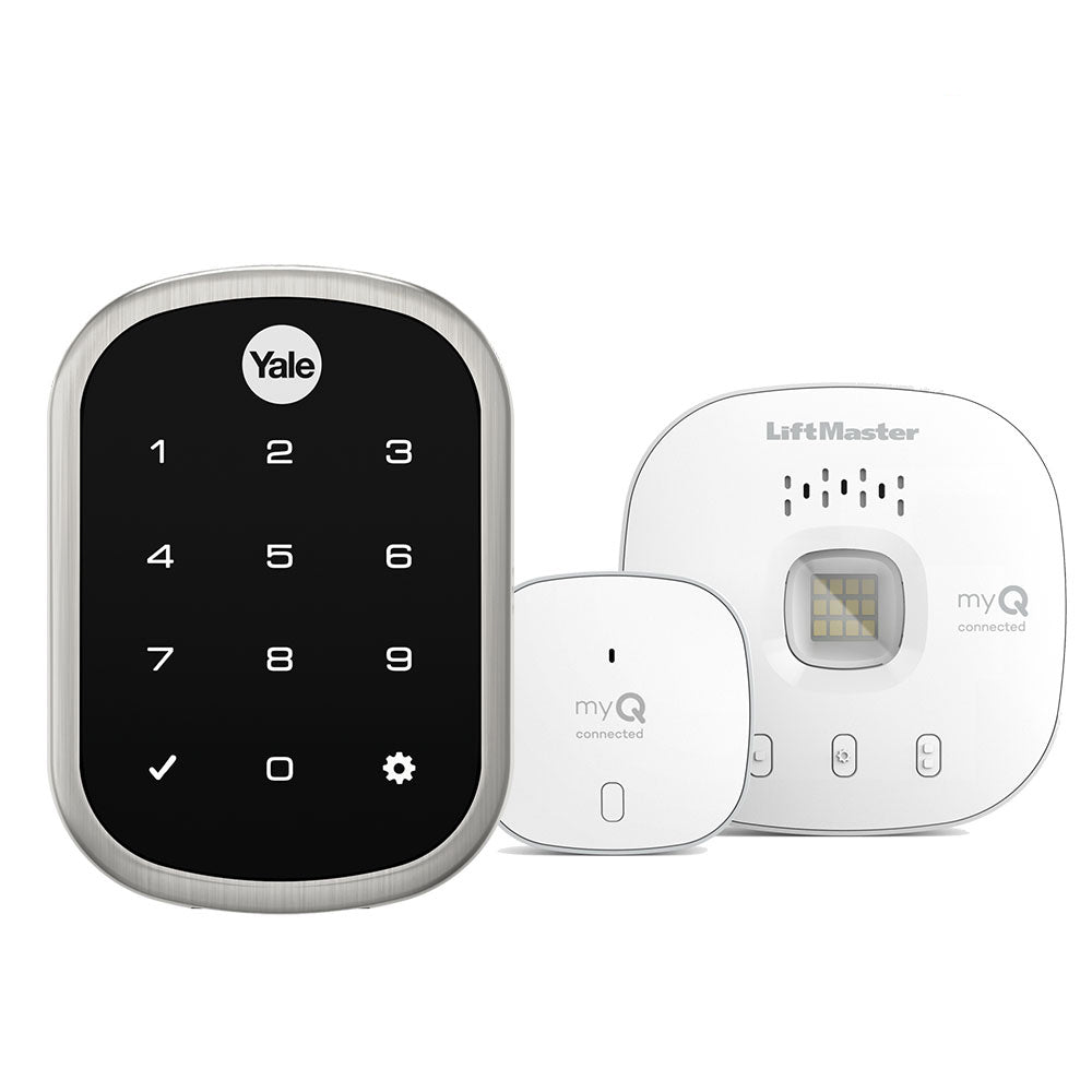 Yale LiftMaster Smart Touchscreen Deadbolt Lock with Smart Garage Control