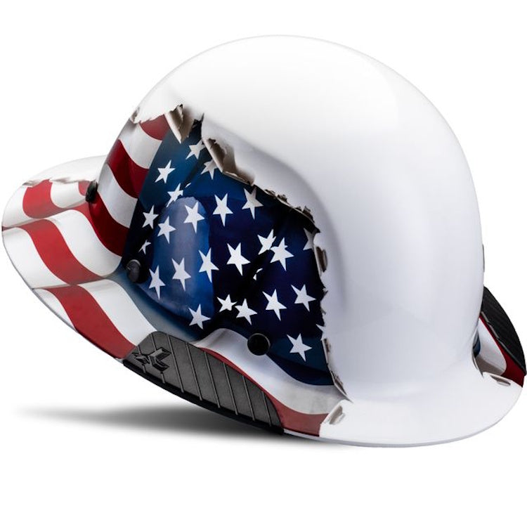 Lift Safety DAX Hard Hat – American Flag Full Brim