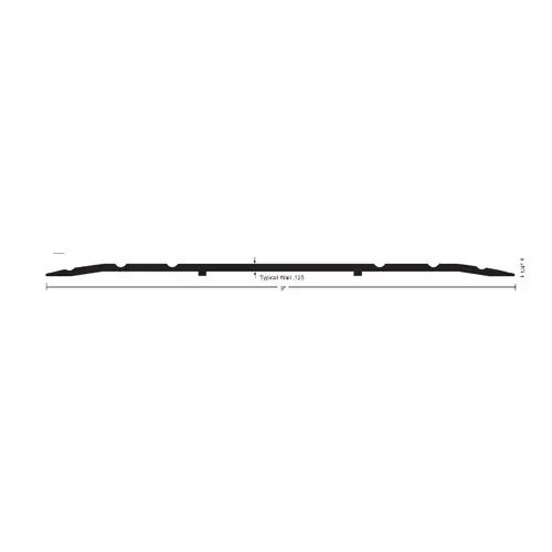 National Guard Products 913 36Click To Copy36" Saddle Threshold Clear Anodized Aluminum Finish
