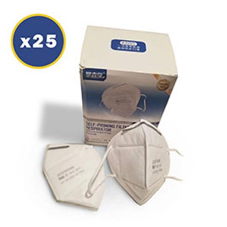 One Box Of 25 Disposable Protective Masks # AV-MASK-25 | FAS-AV-MASK