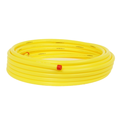 3/4" IPS x 100ft Yellow PE Gas Pipe for Underground Use, SDR-11